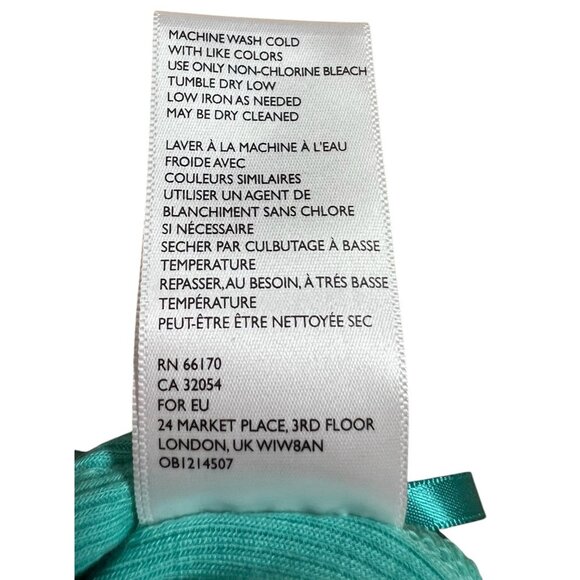 Free People Beach Leigh Open Back Halter Wide Leg Jumpsuit Small Size Green NWT - Picture 9 of 9